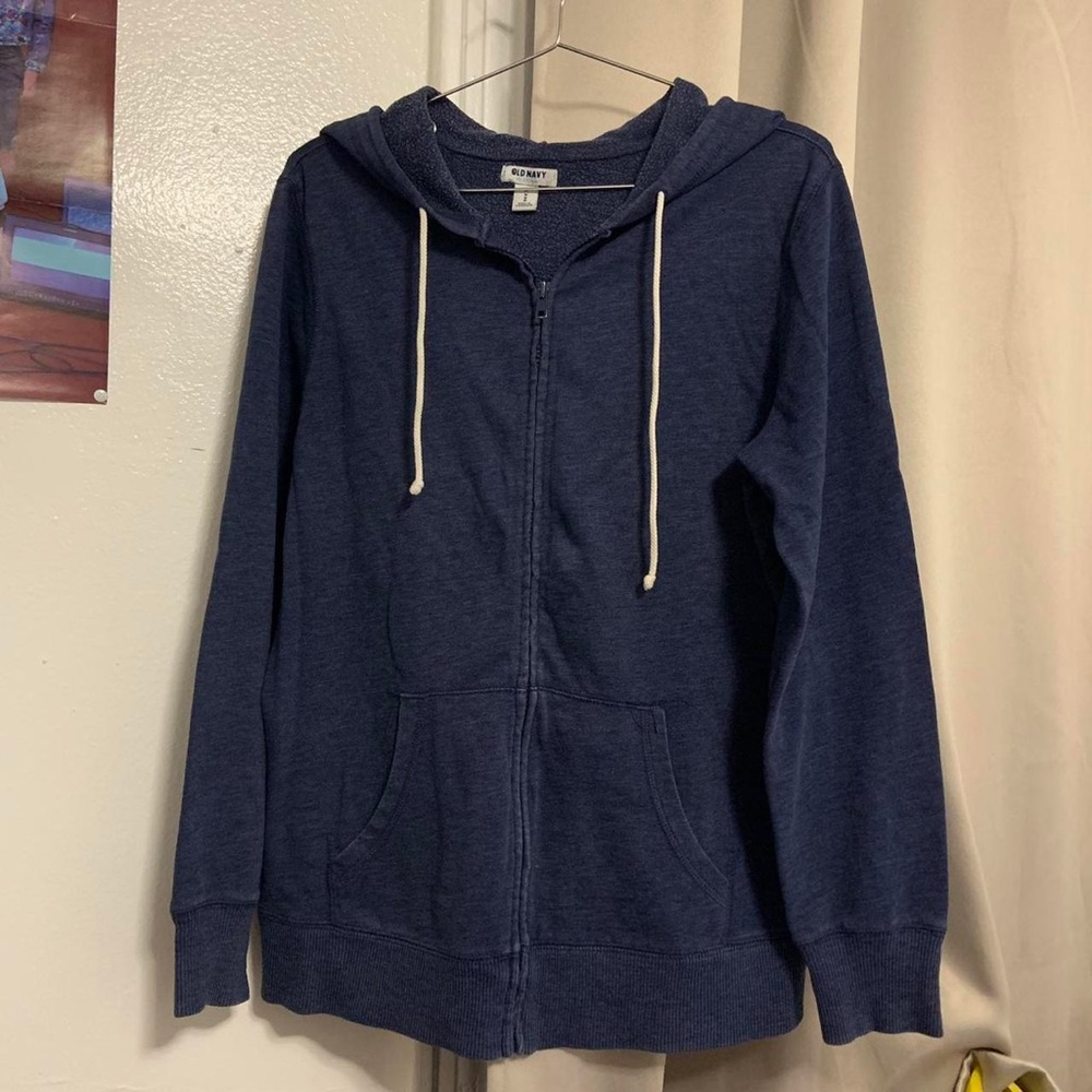 OLD NAVY Women’s Zip Hoodie in Navy Size M